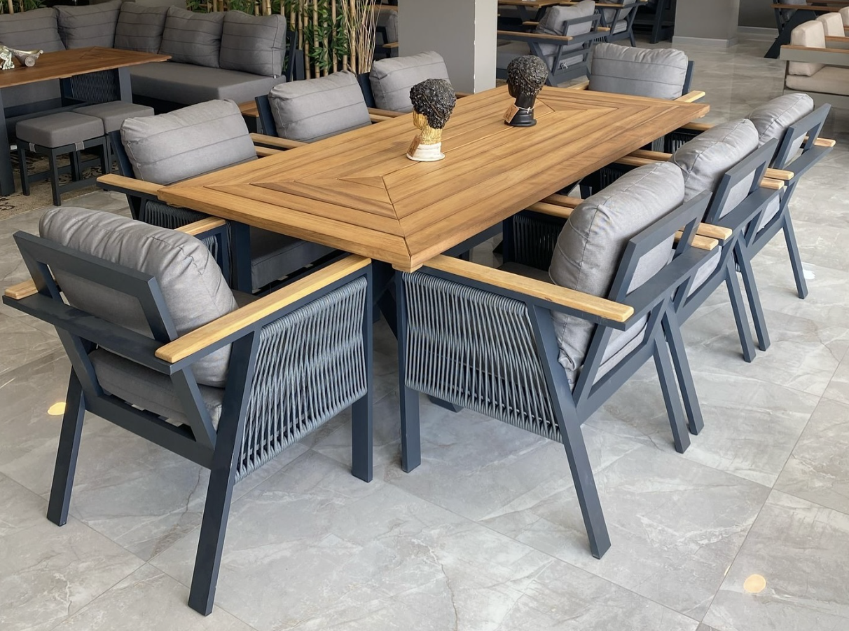 LORENZO 8 KİŞİLİK MASA TAKIMI